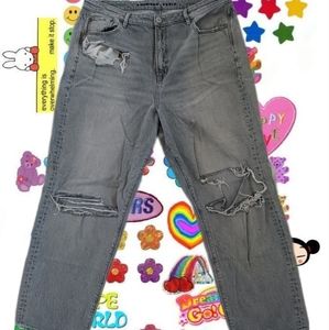 American eagle high rise boyfriend jeans 🩶